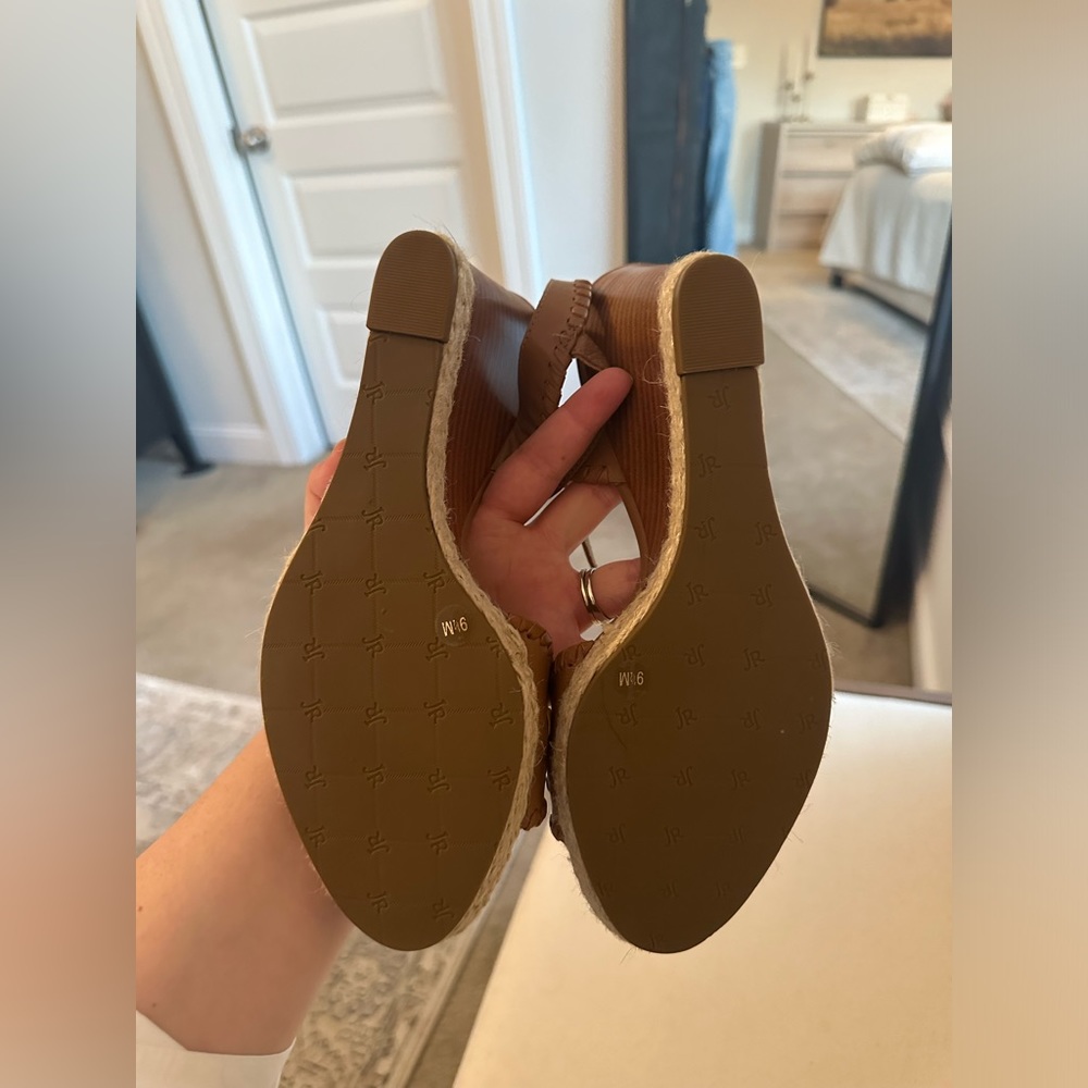 NWOB Jack Rogers Clare Wedge Brown size 9.5 - Picture 6 of 7